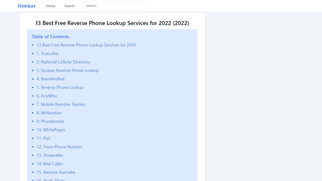 13 Best Free Reverse Phone Lookup Services for 2022 (2022)